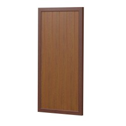 Sichtschutz Element Kunststoff Dicht 90cm Golden Oak Nussbaum