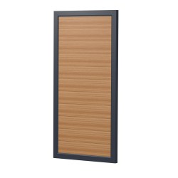 Sichtschutz Element Kunststoff Dicht 90cm Bergkiefer Anthrazit