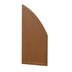 Sichtschutz Element Oberbogen Dicht 90cm Golden Oak