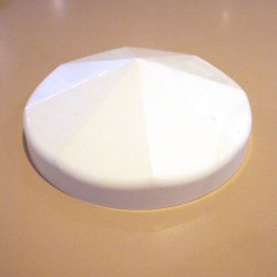 ECOline PVC Pfostenkappe 10x10 cm Weiß