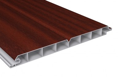 Außenverkleidung Mahagoni Holzoptik