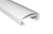 Handlauf Kunststoff Weiß 90x40mm Balkon Geländer