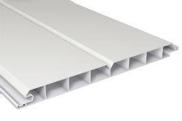 PVC Fassadenverkleidung in Weiß